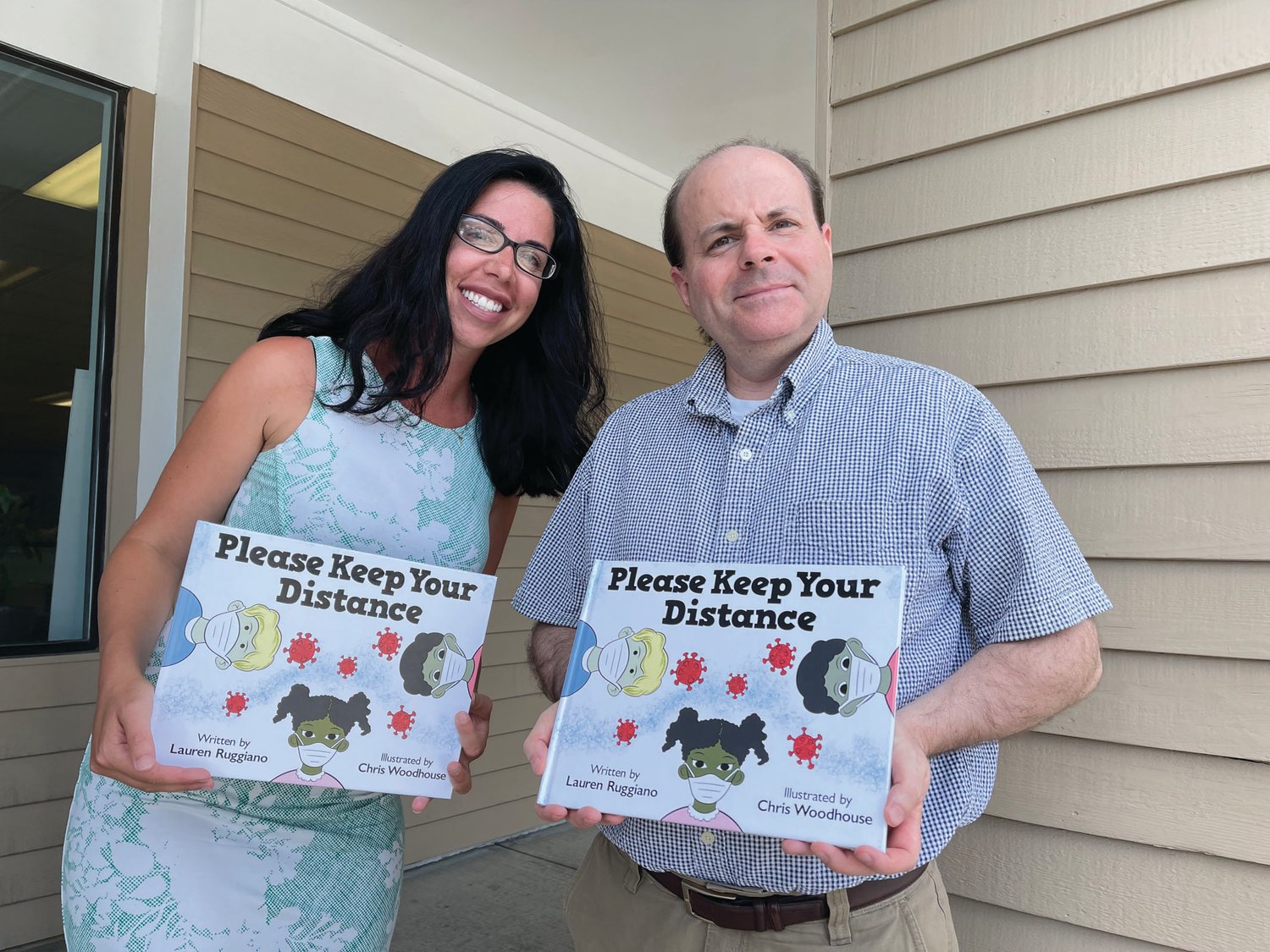 ‘MEANT TO HAPPEN’: The connection between author Lauren Ruggiano and illustrator Chris Woodhouse began online. Recently, their book, “Please Keep Your Distance,” was released through Barnes & Noble.